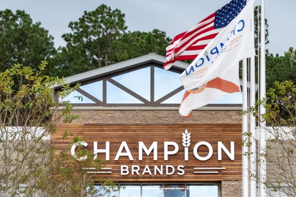 Front of Champion Brands Office