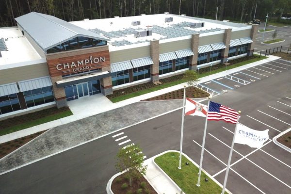 Front of Champion Brands office